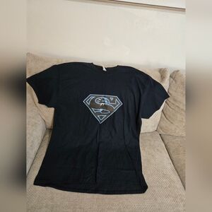 Cam Newton Carolina quarterback Football Supercam T Shirt Mens Sz XL